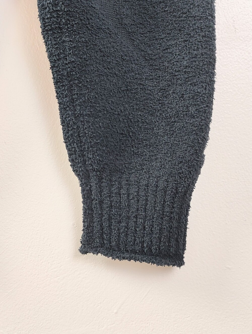 Nike Phoenix Black Pants Boucle High-Waisted Oversized Sweats Size Small Sporty - Picture 3 of 11